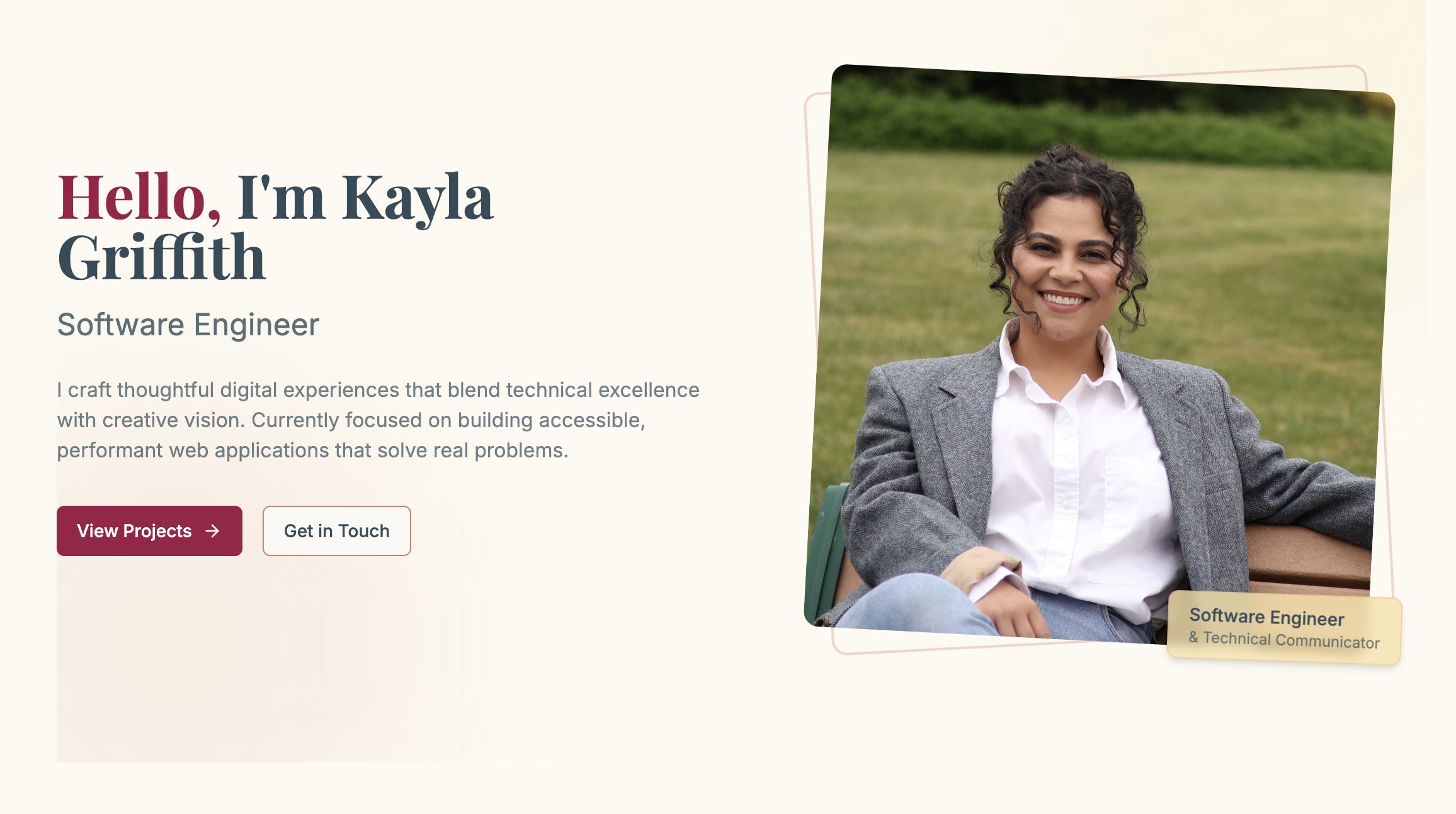 Kayla Griffith | Portfolio